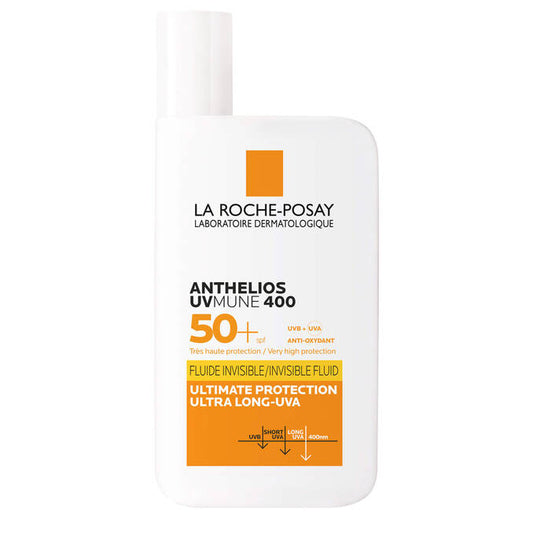 Anthelios UVMune 400 Invisible Fluid SPF 50+ – Sunscreen for Sensitive Skin (50ml)